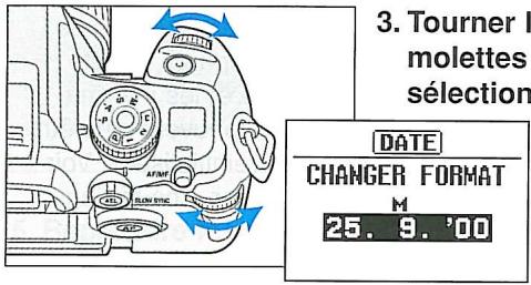 MINOLTA MAXXUM 7 - Modification du format de date - 3