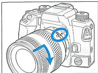MINOLTA MAXXUM 7 - Montage de l'objetif - 2