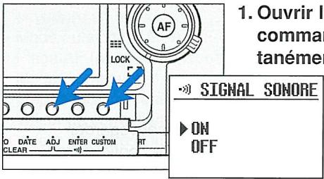 MINOLTA MAXXUM 7 - RÉGLAGE/ANNULATION DU SIGNAL SONORE - 1
