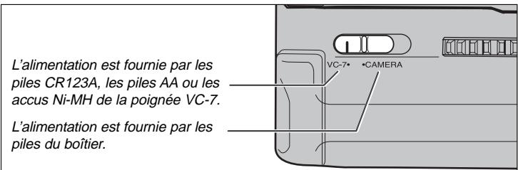MINOLTA VC-7 - Mise en PLACE des PILES - 1