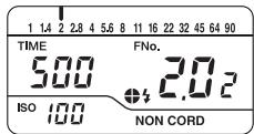 MINOLTA AUTO METER VF - Exemple de mesure, d'affichage et de simulation - 3