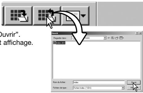 MINOLTA DIMAGE SCAN DUAL IV - Rappel d'un fichier-index - 1