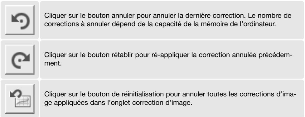 MINOLTA DIMAGE SCAN ELITE 5400 II - Fonctions annuler/rétablir les corrections d'image - 2