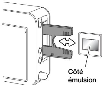 MINOLTA DIMAGE SCAN ELITE 5400 II - Chargement des diapositives montées sous caches - 3