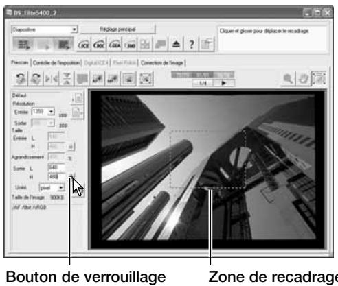 MINOLTA DIMAGE SCAN ELITE 5400 II - Case de dimensions de sortie : - 2