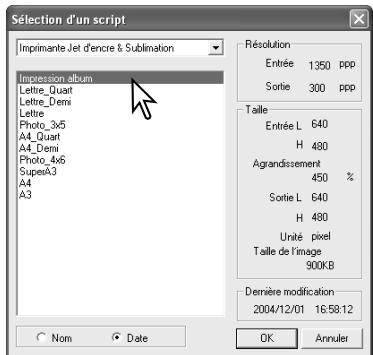MINOLTA DIMAGE SCAN ELITE 5400 II - Suppression d'un script - 2