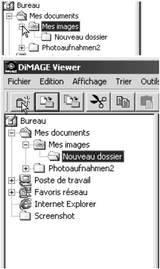 MINOLTA DIMAGE VIEWER 2.1 - Creer des dossiers - 1