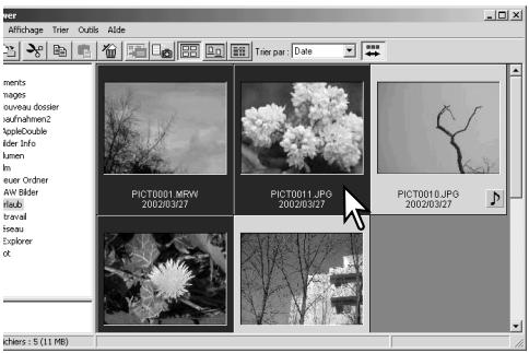 MINOLTA DIMAGE VIEWER 2.1 - Déplacer des images dans un autre dossier - 1