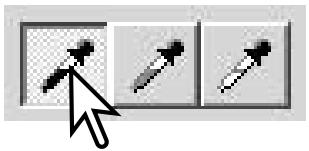 MINOLTA DIMAGE VIEWER 2.1 - Réglage des valeurs du "Point noir" et du "Point blanc". - 1