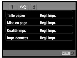 MINOLTA DIMAGE X1 - Navigation dans le MENU PictBridge - 9