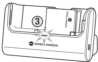 MINOLTA DIMAGE X1 - CHARGE de la batterie - 3