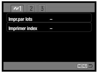 MINOLTA DIMAGE X1 - Navigation dans le MENU PictBridge - 8