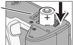MINOLTA DYNAX 3L - Mise en place des piles - 3