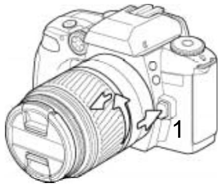 MINOLTA DYNAX 60 - Démontage de l'objectif - 1