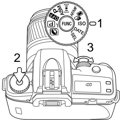 MINOLTA MAXXUM 50 - RéGLAGE MANUEL SENSIBILITÉ ISO - 1