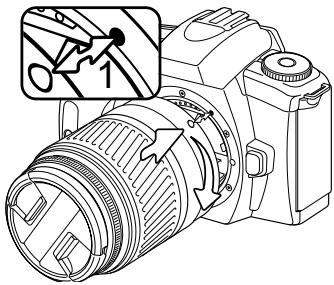 MINOLTA MAXXUM 50 - MONTAGE DE L'OBJECTIF - 2