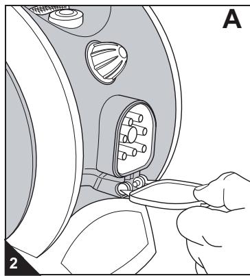 DIRT DEVIL M 319 AQUA CLEAN - Attaching the steam hose - 1