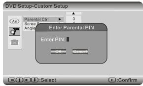 SCOTT DPX 7040 HTV - a) Contrôle parental ( « Contr parental » ) - 2