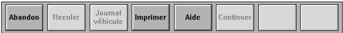 LAND ROVER TESTBOOK - Boutons du panneau de controle de diagnostic - 1