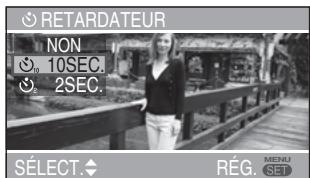 LEICA D-LUX 3 - Appuyez sur ou [?] pour changer le mode du retardateur. - 1