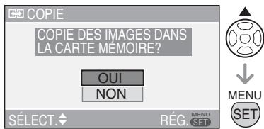 LEICA D-LUX 3 - Appuyez sur ▲ pour sélectionner [OUI], puis appuyez sur [menu/set]. - 1