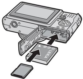LEICA D-LUX 3 - Introduisez la batterie et la carte. (P14, 15) - 1