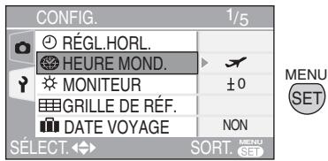 LEICA D-LUX 3 - Définition de la région de destination (exécutez les étapes 1, 2, 3 et 4 de la page 71.) - 3
