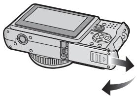 LEICA D-LUX 3 - Mise en place/retrait de la carte mémoire - 1