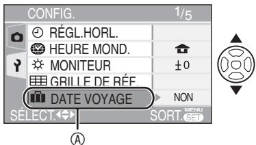 LEICA D-LUX 3 - Appuyez sur / pour sélectionner l'élément du menu. - 1