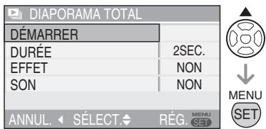 LEICA D-LUX 3 - Appuyez sur ▲ pour sélectionner [demarrer], puis appuyez sur [menu/set]. - 1