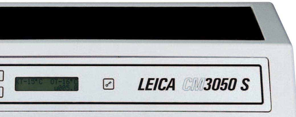 LEICA CM3050 S - La pré-sélection du nombre de coupes - 2