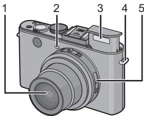 LEICA D-LUX 5 - Nome dei componenti - 1