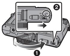 LEICA D-LUX 5 - Inserimento e rimozione della scheda/ della batteria - 5