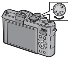 LEICA D-LUX 5 - Impostare il selettore della modalità di funzionamento su [P]. - 1