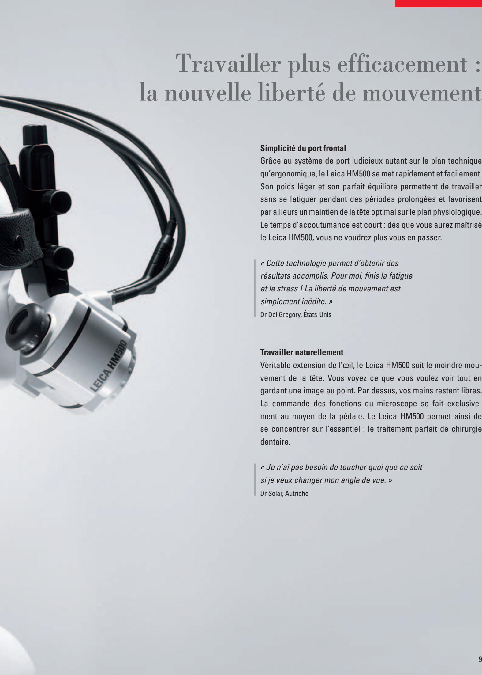 LEICA HM500 - Une lumière toujours adaptée - 3