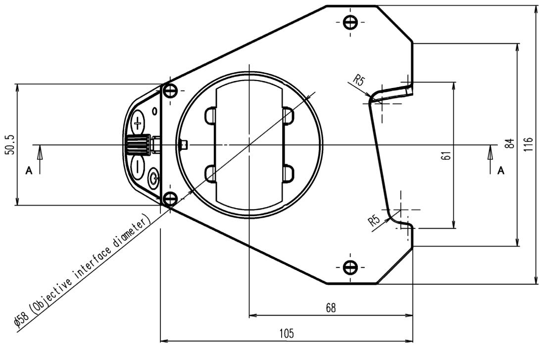 LEICA LED5000 RL - Leica LED3000 NVI™ : dimensions - 1