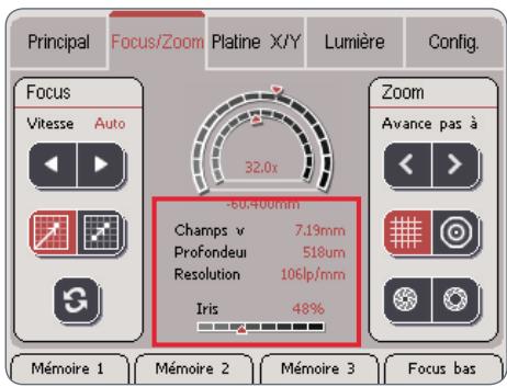 LEICA SMARTTOUCH - Information concernant l'affichage - 1