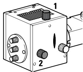 LEICA MZ 10 F - Lors de l'ajustement, ne pas projeter longtemps l'image réfléchie de l'arc électrique sur les electrodes. risque d'explosion à la surchauffe! - 2