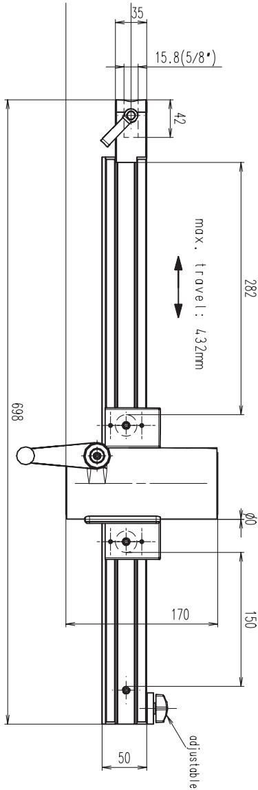 LEICA SWINGARM STAND - Dimensions - 1