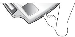 TANITA BC 545 - Select Personal Key and Step On - 1