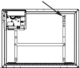 THERMOR AMADEUS EVOLUTION - UNLOCKING THE PANEL HEATER'S HANGING FRAME - 2