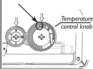 THERMOR AMADEUS EVOLUTION - LOCKING THE TEMPERATURE CONTROL KNOB - 6