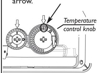 THERMOR AMADEUS EVOLUTION - LOCKING THE TEMPERATURE CONTROL KNOB - 3