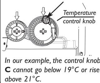 THERMOR AMADEUS EVOLUTION - LOCKING THE TEMPERATURE CONTROL KNOB - 9