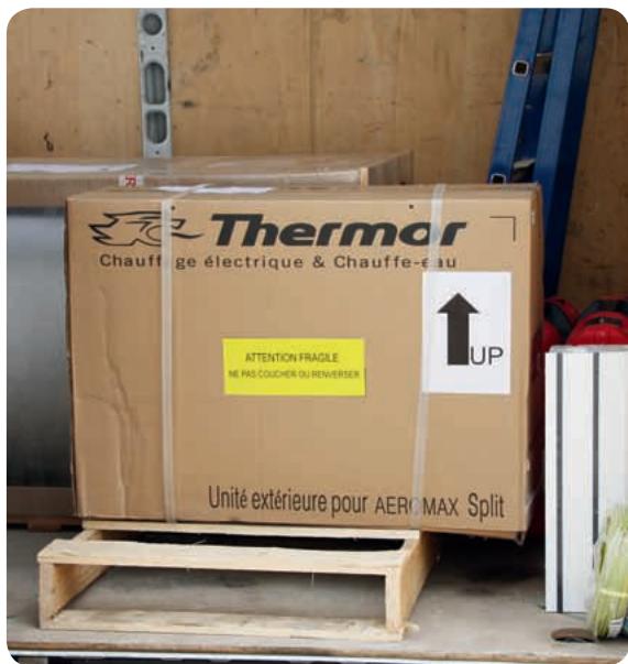 THERMOR GUIDE ENR BD - ÉTAPE 1 Transport du chauffe-eau et de son unité extérieure - 1