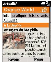 ORANGE SPV C500 - Envoyer un rendez-vous : - 1