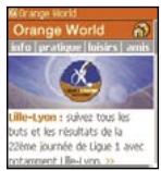 ORANGE SPV M5000 - se connecter à Orange World - 1