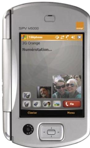 ORANGE SPV M5000 - recevoir un appel en visiophonie - 1
