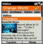 ORANGE SPV M5000 - telecharger des clips video sur Orange World video - 1