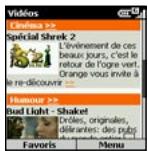 ORANGE SPV M5000 - telecharger des clips video sur Orange World video - 2